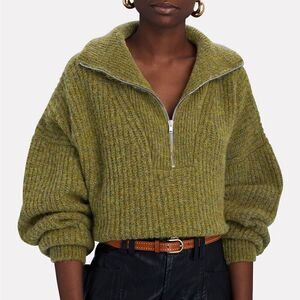 Isabel Marant Etoile Myclan Half-Zip Sweater